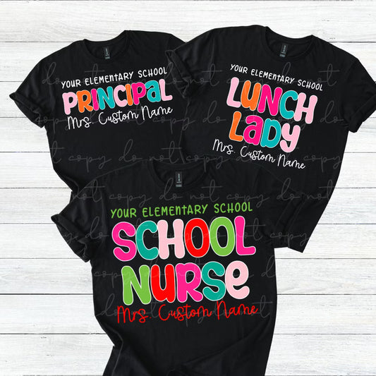 Custom School Bubble Font Editable Canva Template