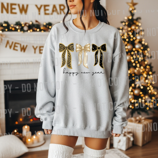 Happy New Year Bows png