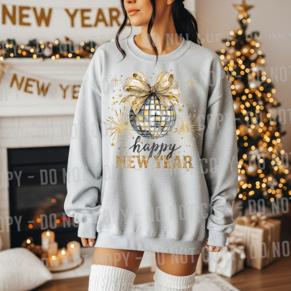 Happy New Year Disco Ball png