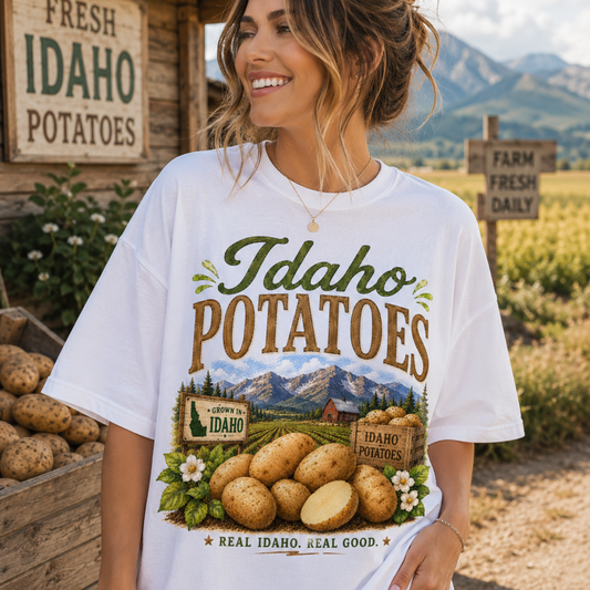 IDAHO POTATOES WATERCOLOR PNG