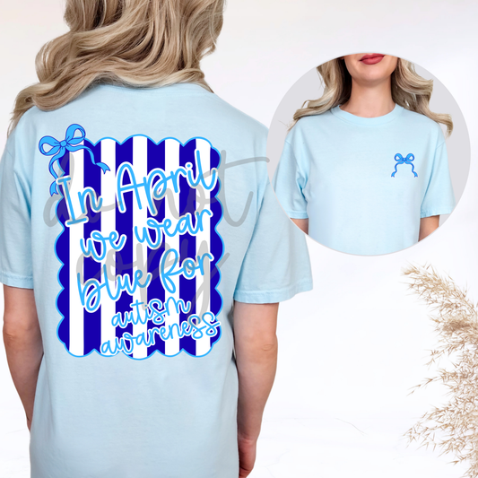 Parker & Jo™ Design Co. | In April We Wear Blue for Autism Awareness 2 PNGs
