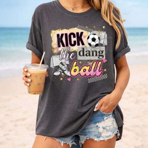 Parker & Jo™ Design Co. | Kick the dang ball soccer png