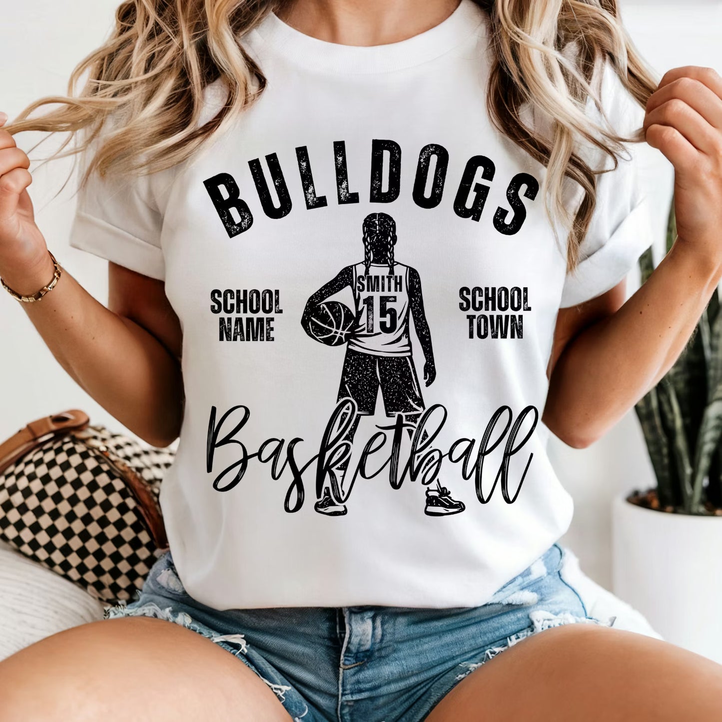 Vintage Basketball Team Editable Canva Template