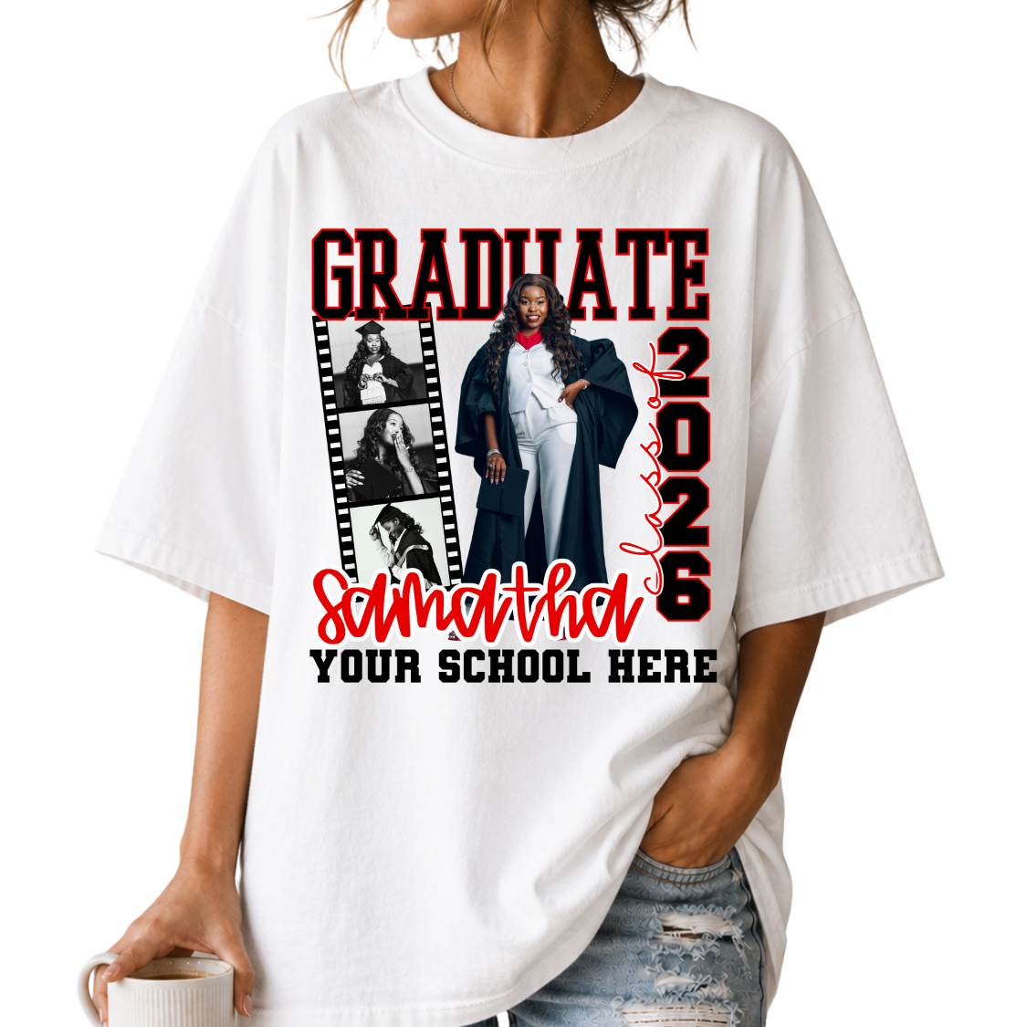Graduate Graduation Photo Editable Template