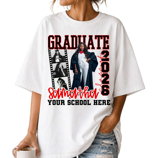 Graduate Graduation Photo Editable Template