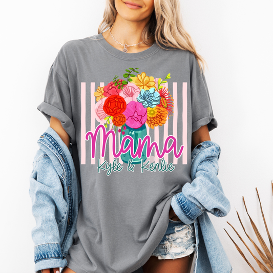 Floral Bouquet Mama Editable Template