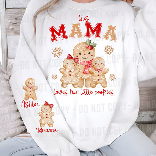 this mama loves her little gingerbread editable canva template