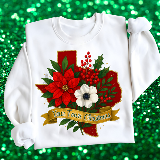 Texas Christmas Canva Template