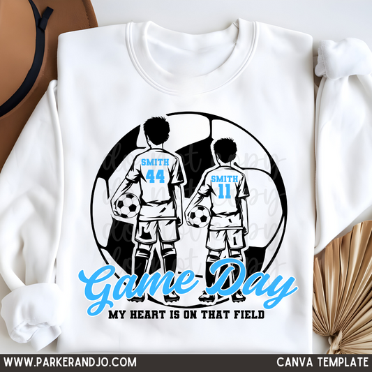 Soccer Brothers Canva Template
