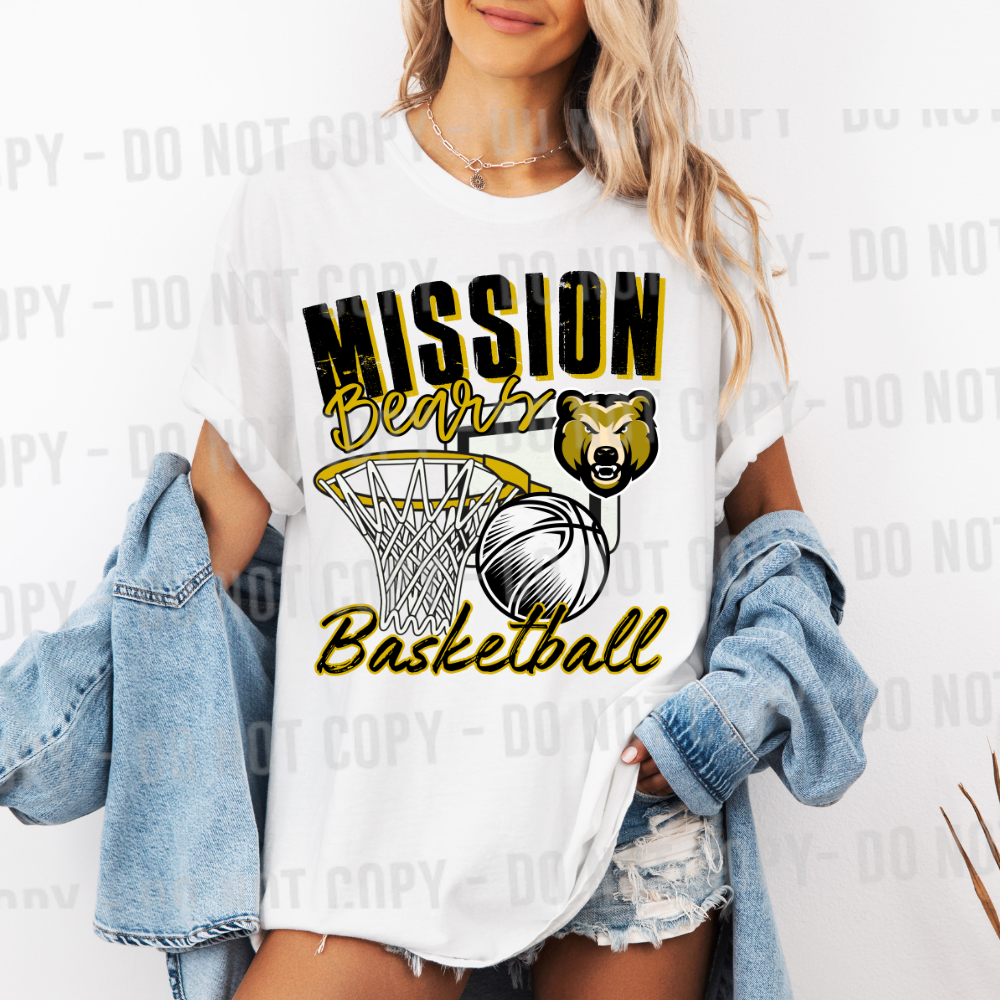 Vintage Basketball Team Editable Canva Template