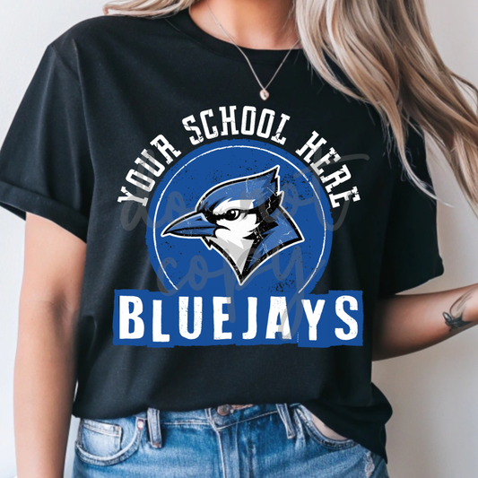 CIRCLE VINTAGE DISTRESSED MASCOT EDITABLE TEMPLATE