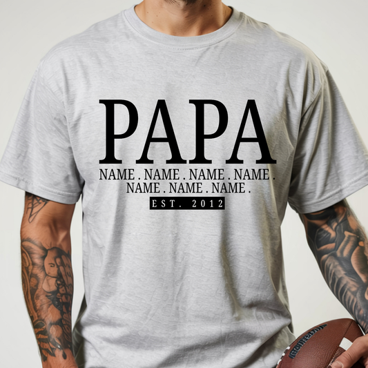 Father’s Day Names + Est. Date Editable Template