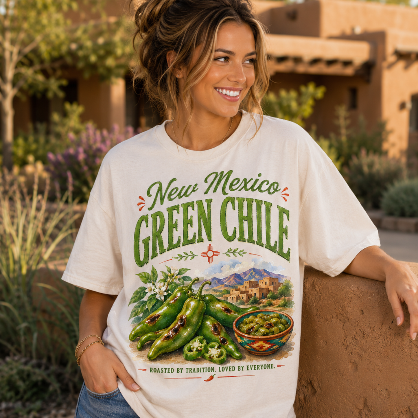 NEW MEXICO GREEN CHILE WATERCOLOR PNG