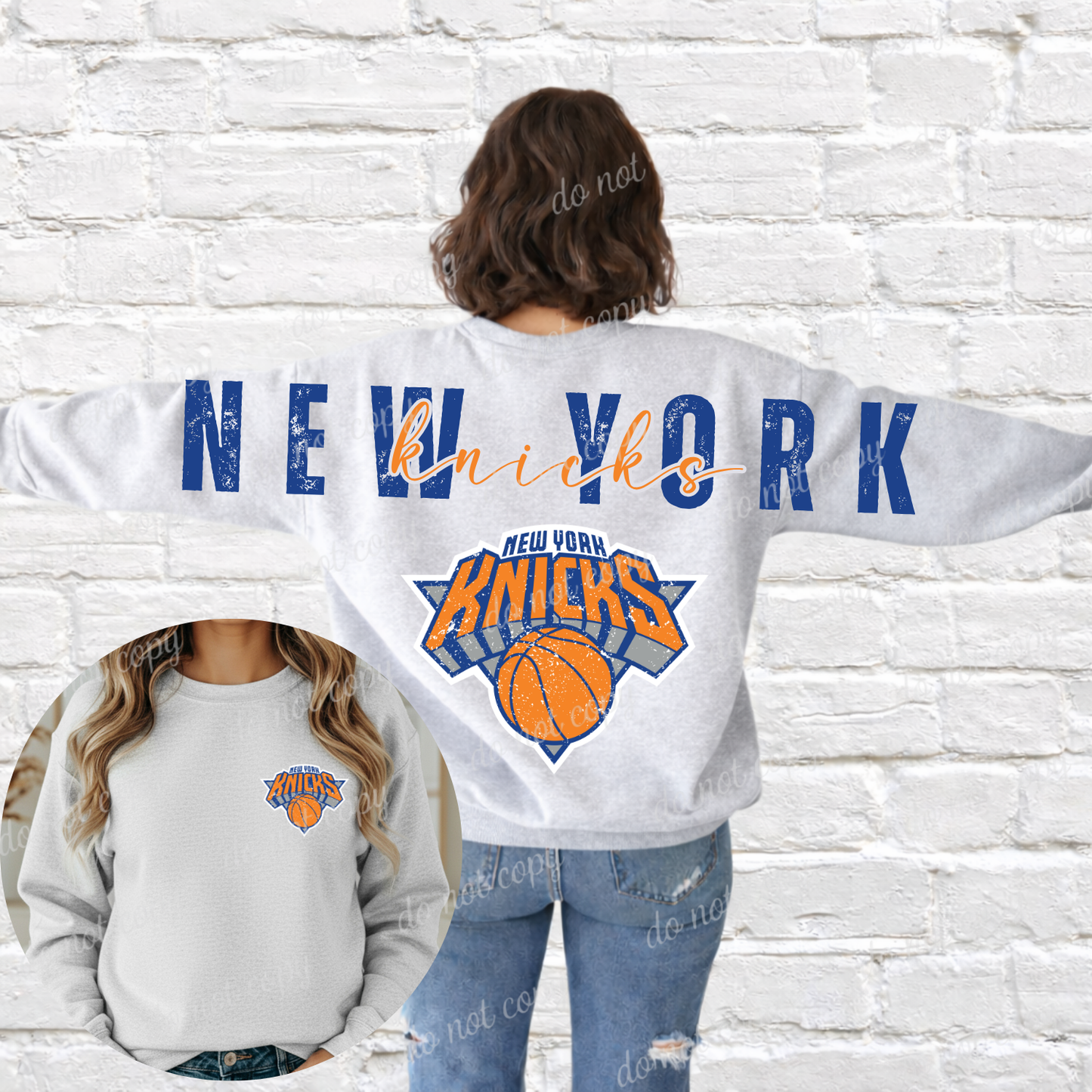 NEW YORK KNICKS BIG BACK - 2 PNGS