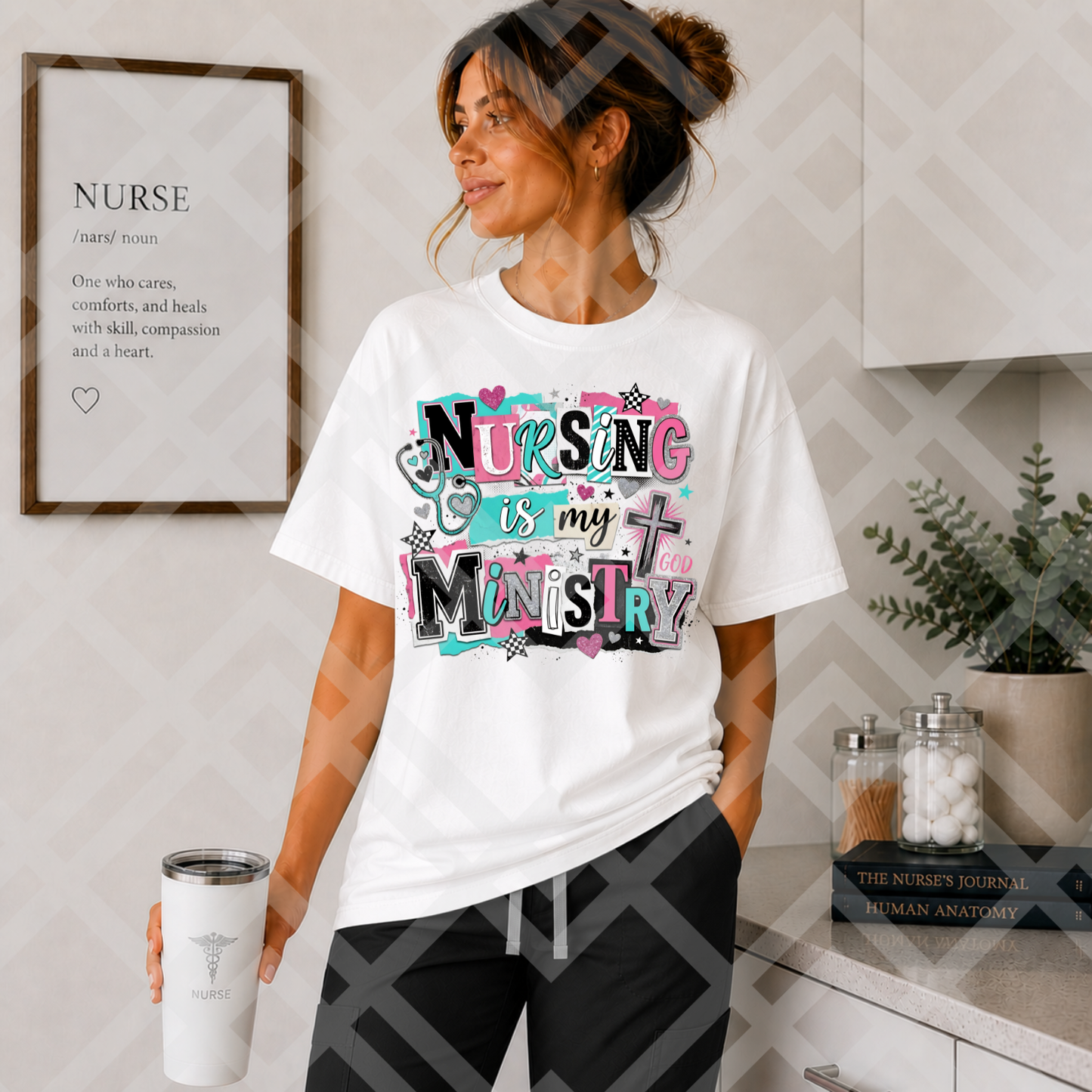 NURSING IS MY MINISTRY CROSS PNG