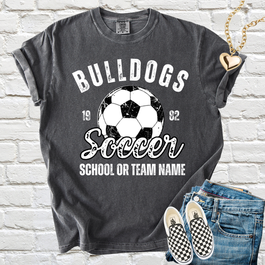 Vintage Soccer Editable Canva Template