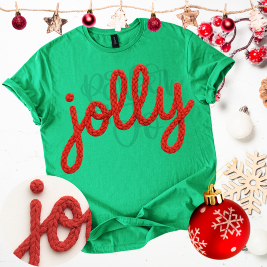 Faux Yarn Crochet Jolly png