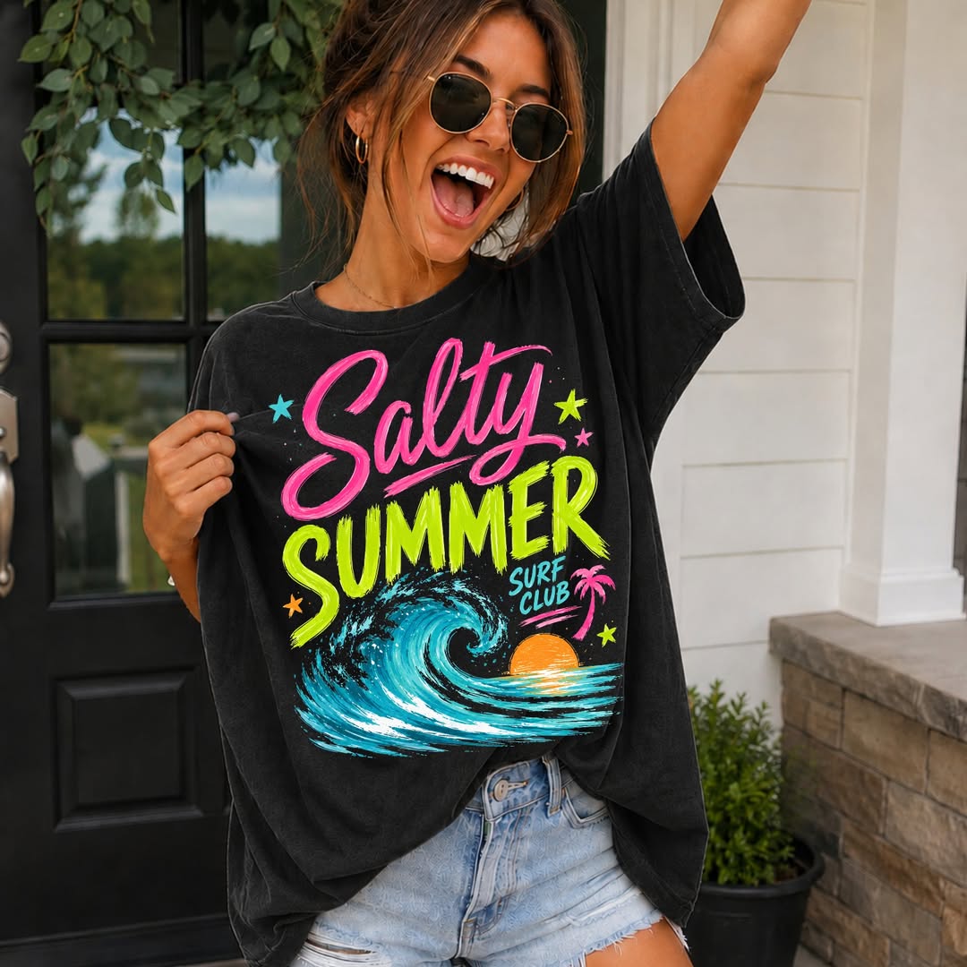 SALTY SUMMER SURF CLUB PNG