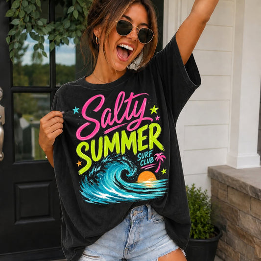 SALTY SUMMER SURF CLUB PNG