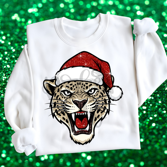Santa Jaguar Mascot png