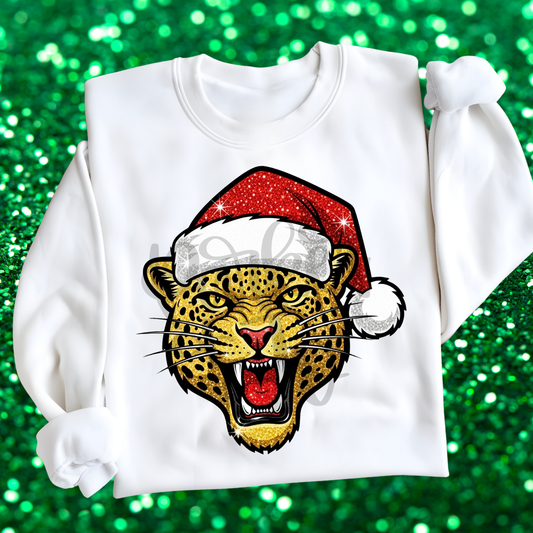 Santa Leopard Macsot png