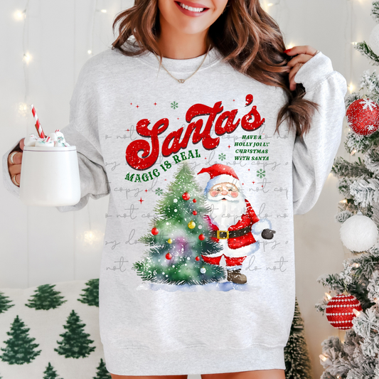 santa's magic is real png