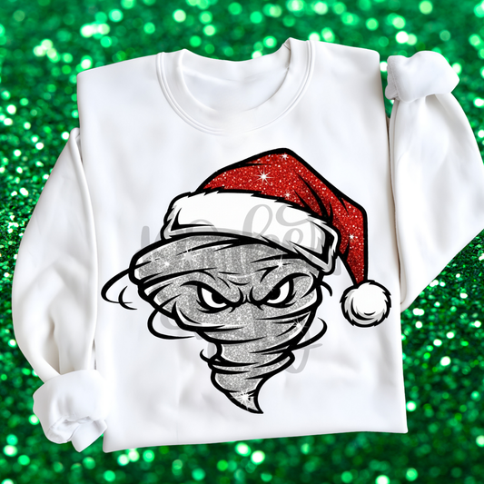 Tornado Santa Mascot png
