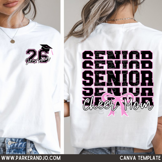 Senior Cheer Mom Canva Template