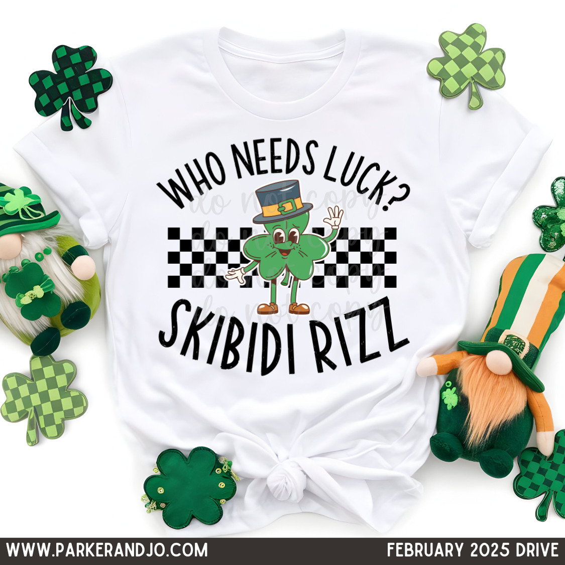Who needs luck Skibidi Rizz png – Parker & Jo