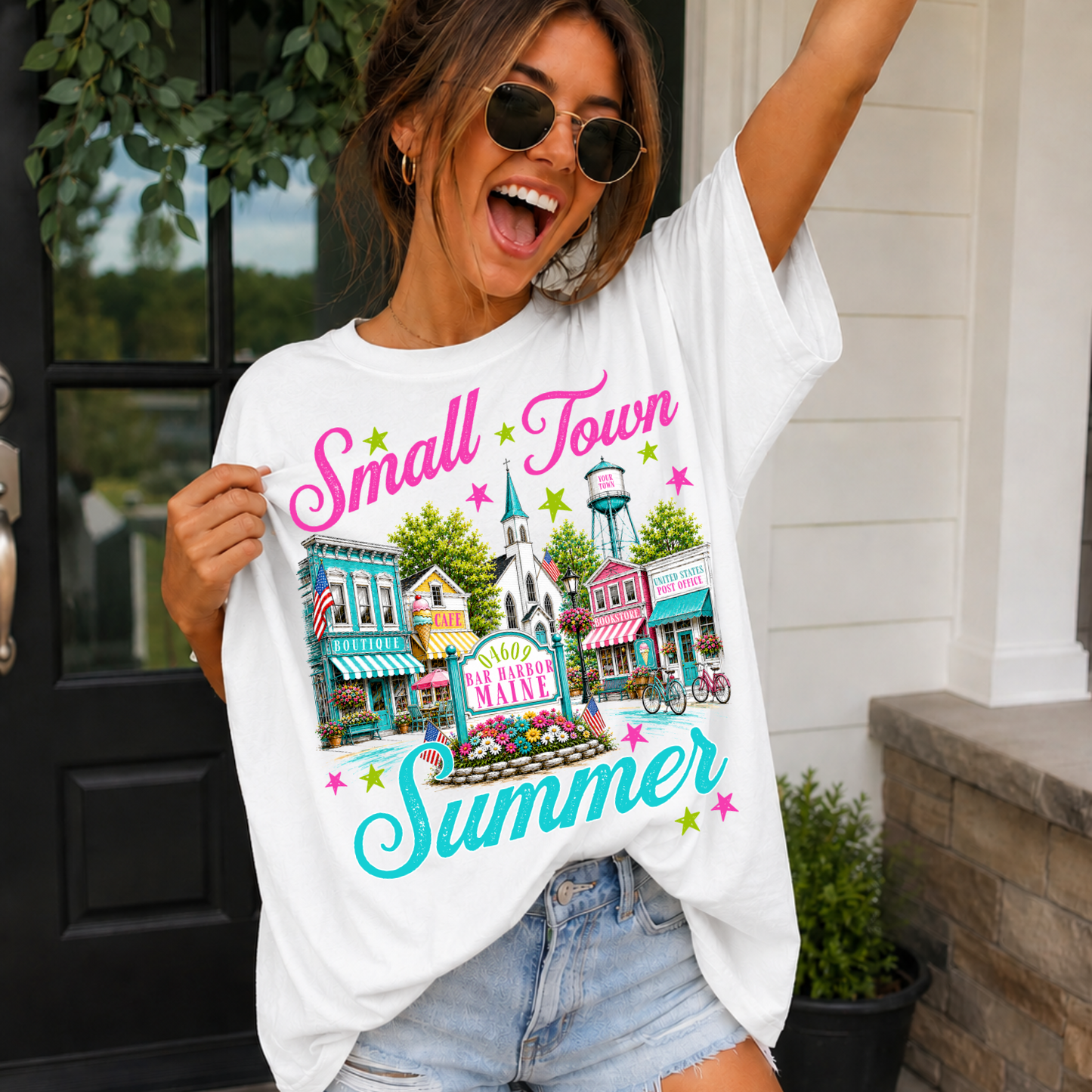 Small Town Summer Editable Template