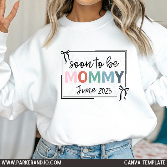 Mommy to Be Canva Template