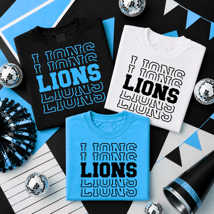 Stacked Reflection Varsity Template | *blank mockups included