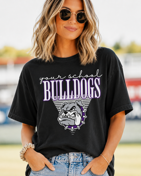 Triangle Striped Mascot Editable Template