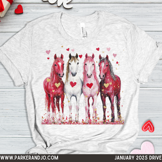Valentine's Horses PNG