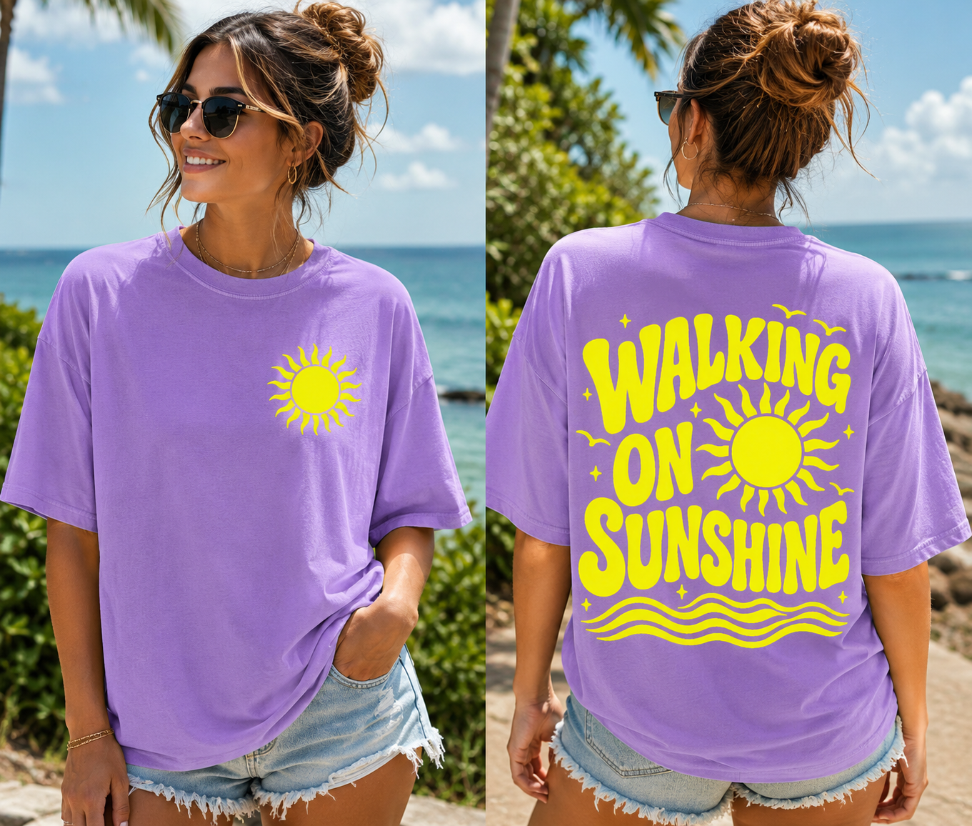 WALKING ON SUNSHINE - 2 PNGS