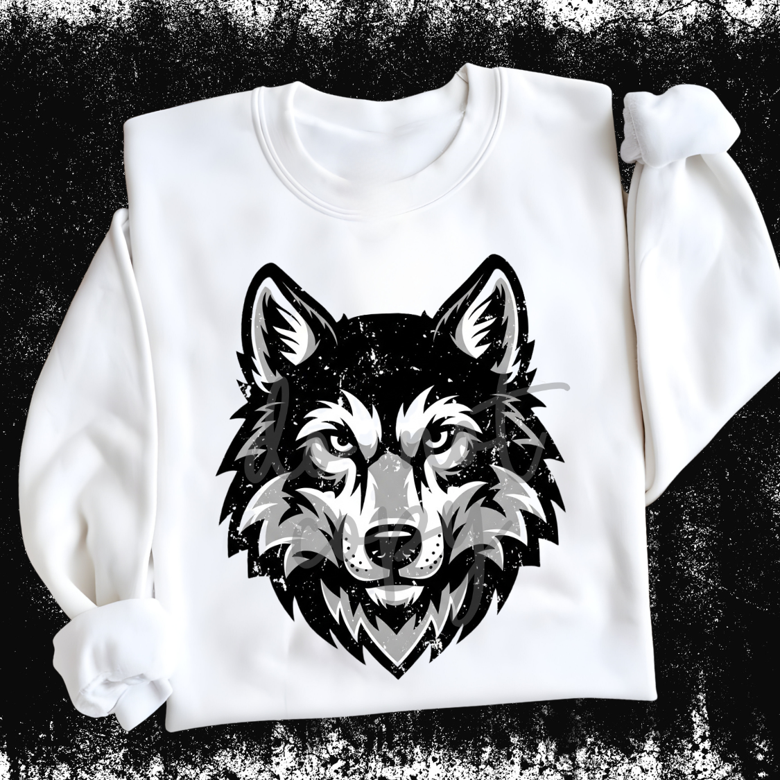 vintage/distressed/grunge mascot png
